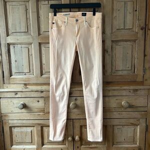 AG Adriano Goldschmied 26 R Orange The Legging Ankle Super Skinny‎ Jeans